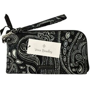 Vera Bradley RFID Tech Wristlet in Cotton Stellar Paisley NWT
